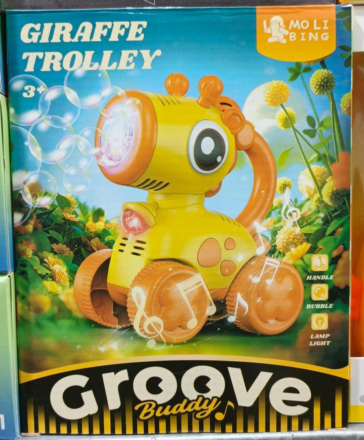Giraffe Bubble Machine